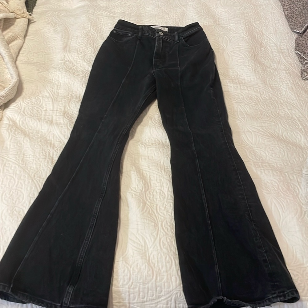 Abercrombie high rise flared jeans